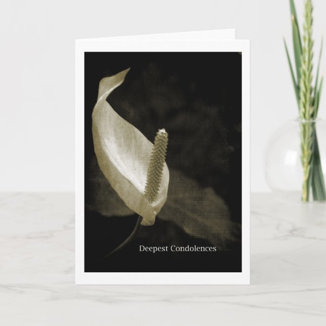 Deepest Condolences Card (Front)