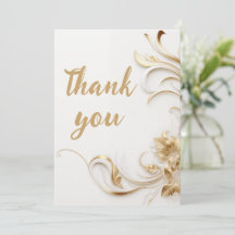 Deepest Gratitude Thank you card 