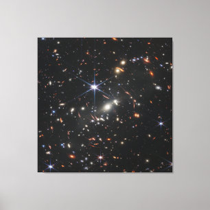 Deepest Infrared Image of the Universe JWST Canvas Print