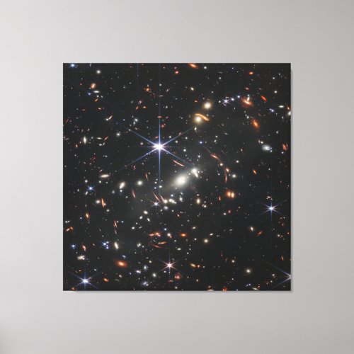 Deepest Infrared Image of the Universe  JWST Canvas Print