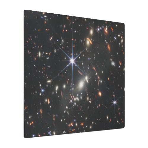 Deepest Infrared Image of the Universe  JWST Metal Print