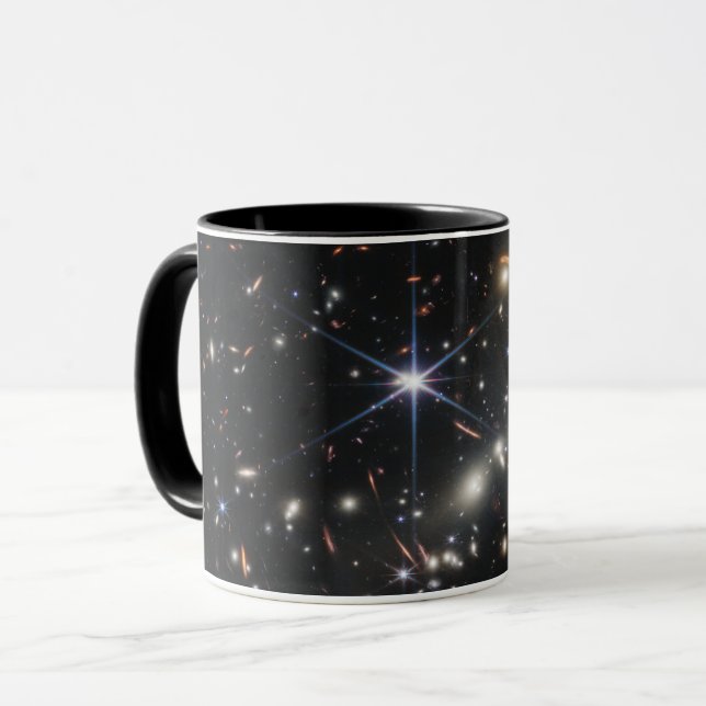 Deepest Infrared Image of the Universe | JWST Mug (Front Left)
