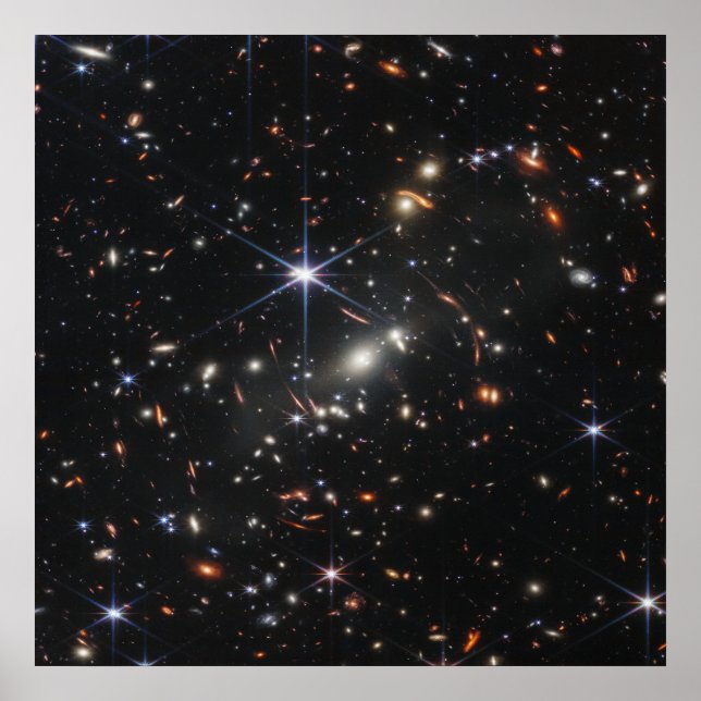 Deepest Infrared Image of the Universe | JWST Poster (Front)