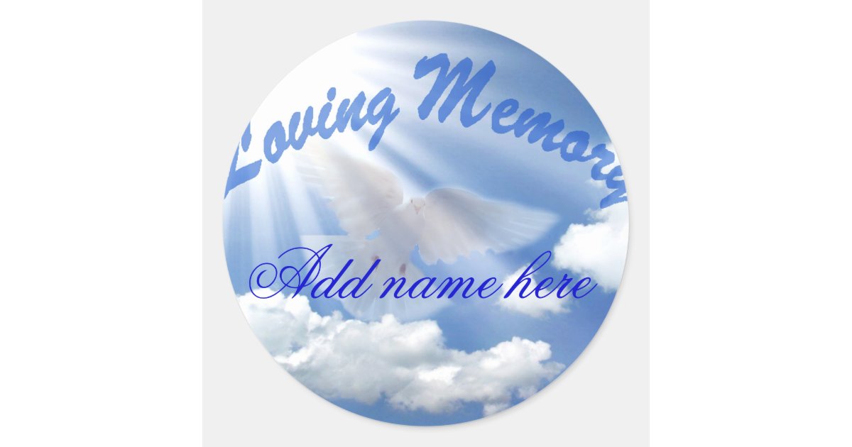 Deepest Sympathy_ Classic Round Sticker | Zazzle