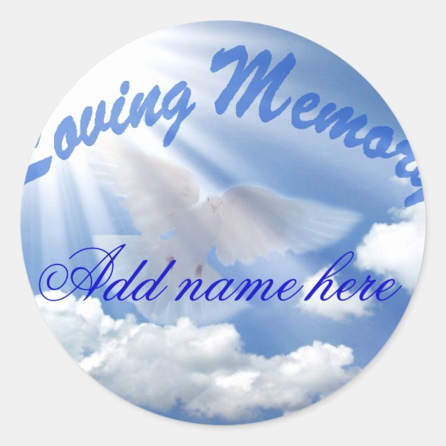 Deepest Sympathy_ Classic Round Sticker (Front)