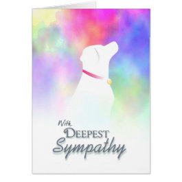 Deepest Sympathy - Dog Loss Dog Sympathy Card