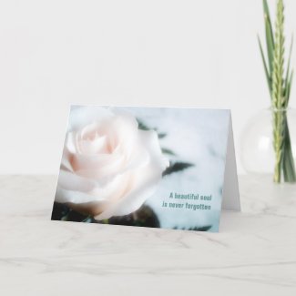 Deepest Sympathy Elegant Floral Card