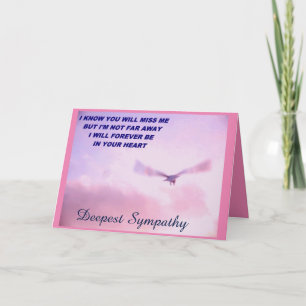 Deepest Sympathy, I'll Miss You_ Card