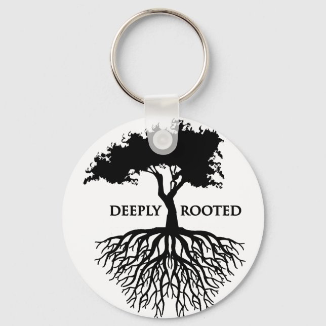 Deeply Rooted Keychain (Front)