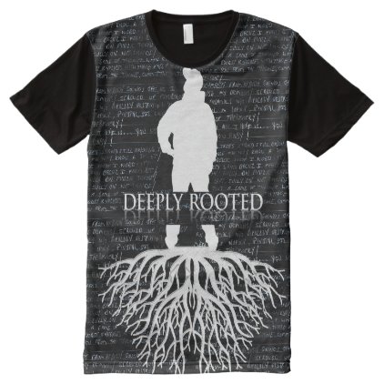 Deeply Rooted Lyrics All-Over-Print Shirt