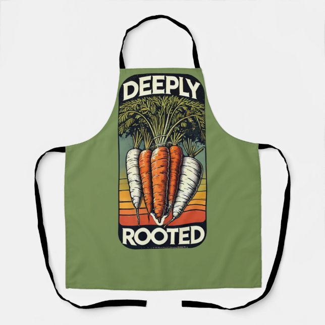 Deeply Rooted Root Vegetables Farm                 Apron (Front)