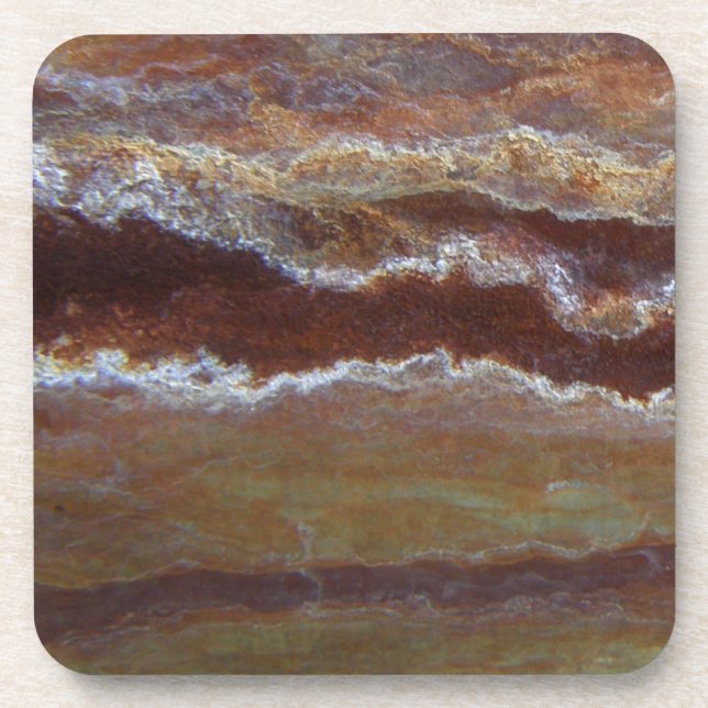 Deeply Rusted Beverage Coaster (Front)