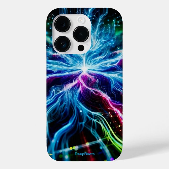 DeepRoots a digital world in cyberspace  Case-Mate iPhone Case (Back)