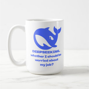 DEEPSEEK Customizable Personalized Editable Text Coffee Mug