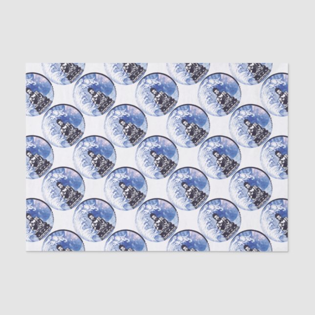 Deepwater Buddha Wave Tissue Paper (Front)