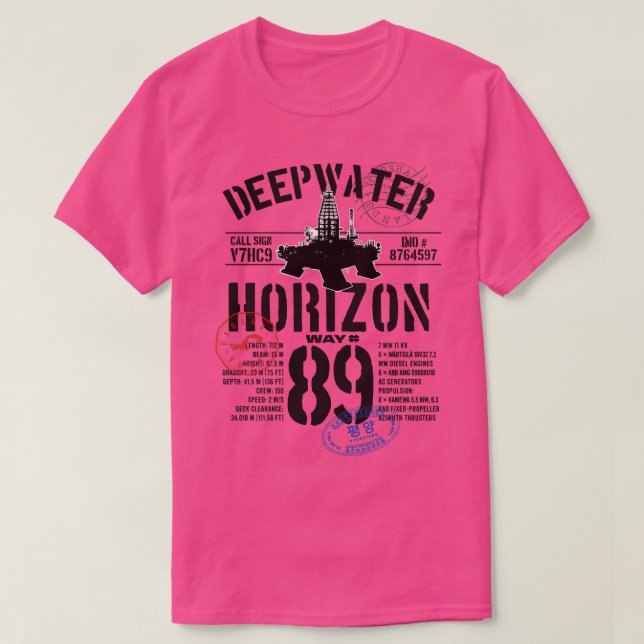 Deepwater Horizon T-Shirt (Design Front)