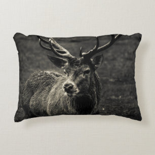 DEER 12 POINT BUCK ACCENT PILLOW
