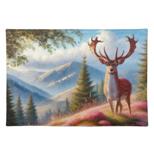 Deer 1 cloth placemat