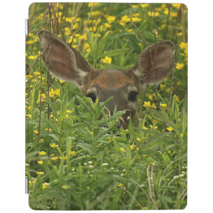 Deer Among Wildflowers iPad Smart Cover