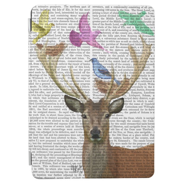 Deer and Birds Nests Pastel Shades iPad Air Cover (Front)