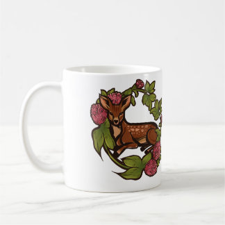 Deer and Clover nature lovers woodland Coffee Mug