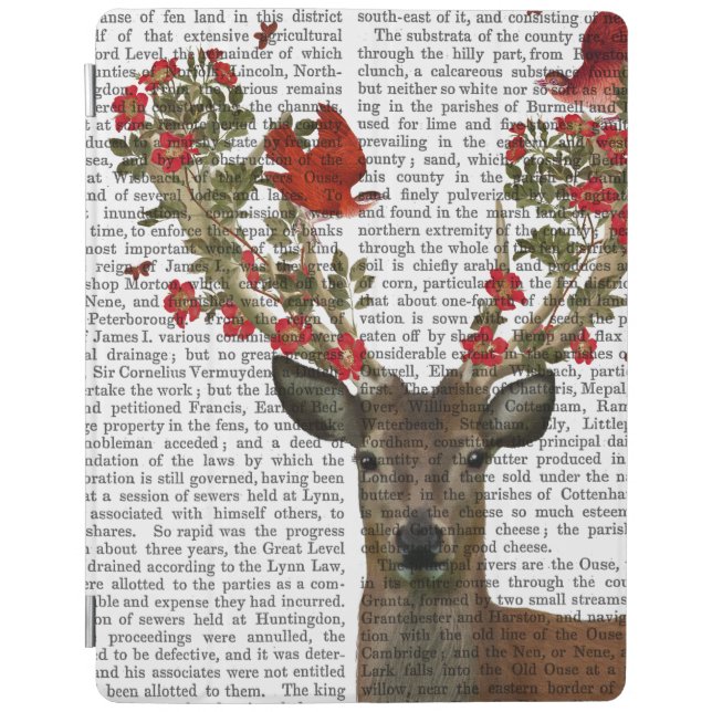 Deer and Love Birds 2 iPad Air Cover (Front)