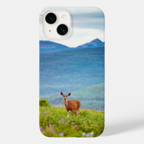 Deer and Mountains Case_Mate iPhone 14 Case