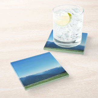 Deer and the Olympics Glass Coaster