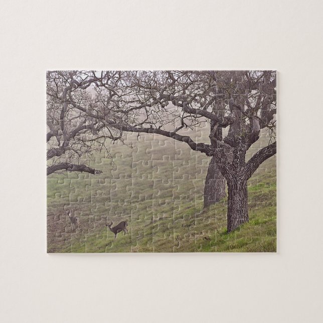 Deer and Trees Jigsaw Puzzle (Horizontal)