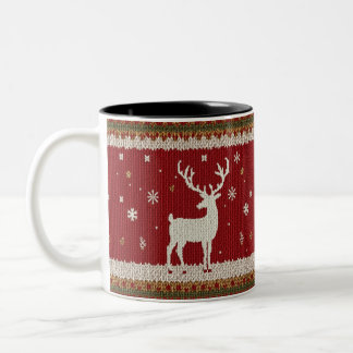 deer and winter Mug