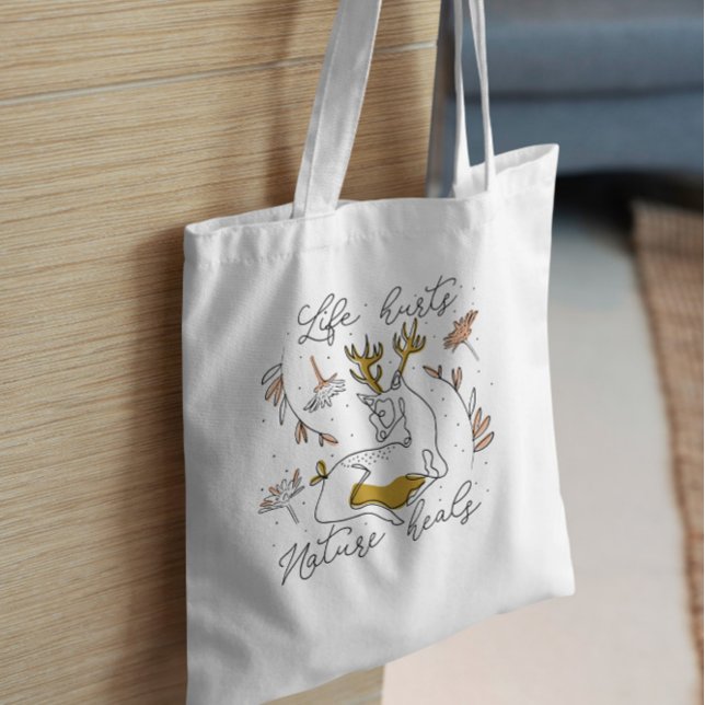 Deer Animal In Nature Tote Bag (Creator Uploaded)
