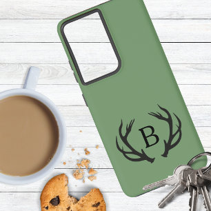 Deer Antler Monogram Samsung Galaxy S21 Ultra Case