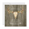 Deer Antler Rustic Wood Southwestern Wedding