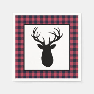 Deer Antler Wilderness Mountain Napkins