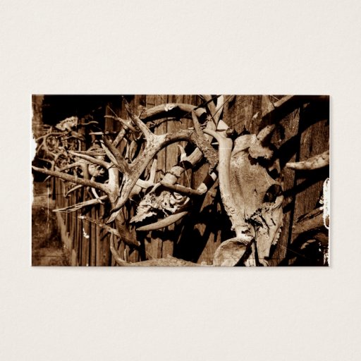 Customizable Deer Antlers Business Card Templates