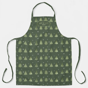Deer Antlers Arrows Christmas Pattern V2 Gr ID863 Apron