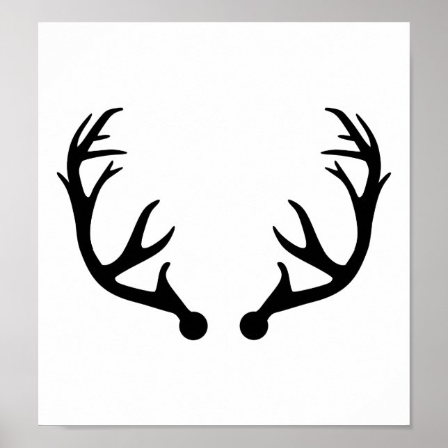 Deer antlers poster (Front)
