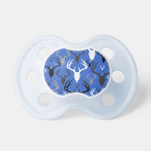 Deer Antlers Skull pattern Pacifier