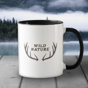 Deer Antlers & Wild Nature Mug