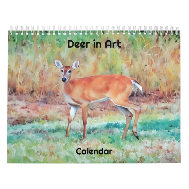 Deer Art Calendar (Cover)
