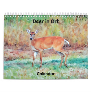 Deer Art Calendar