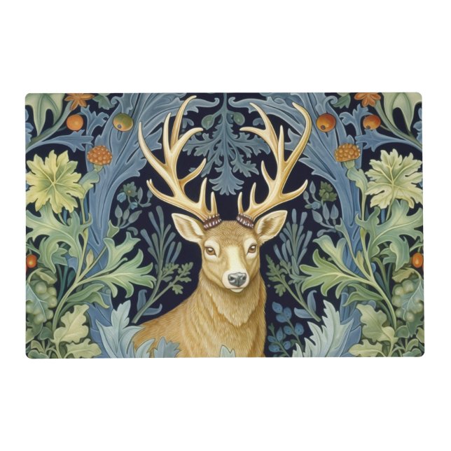 Deer art nouveau placemat (Front)