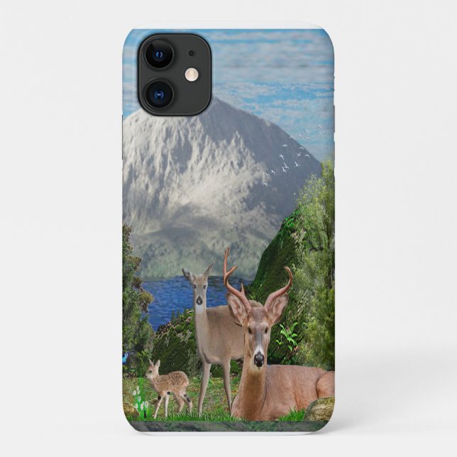 Deer art phone case (Back)