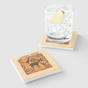 Deer Art Stone Coaster