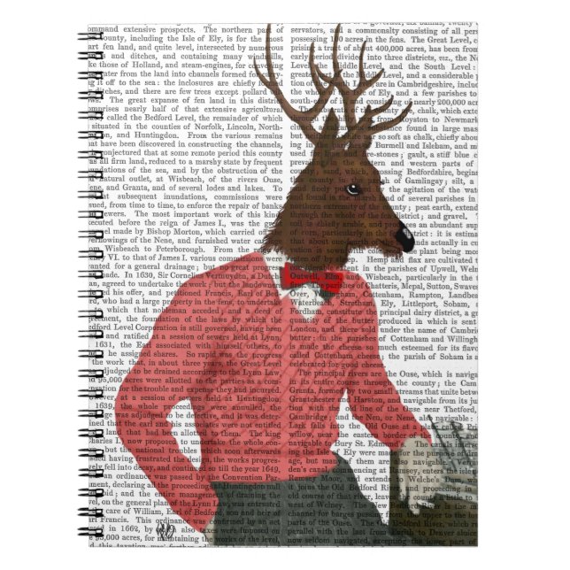 Deer At The Bar Notebook (Front)