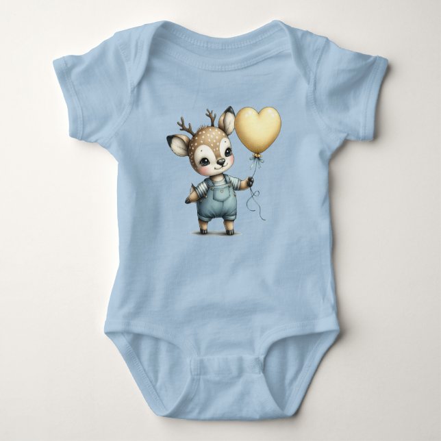 Deer Baby Bodysuit (Front)