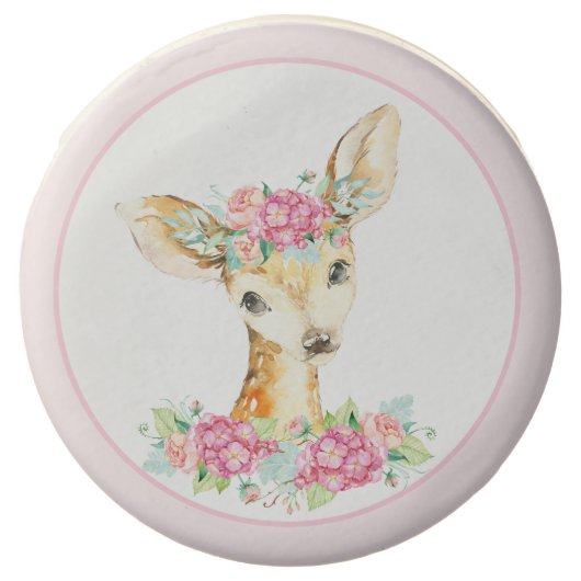 Deer Baby Shower Cookies (Front)
