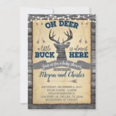 Deer Baby Shower Invitation Invite (Front)