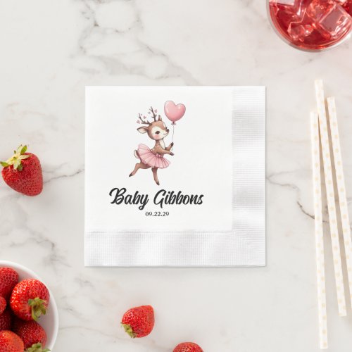 Deer Baby Shower Napkins