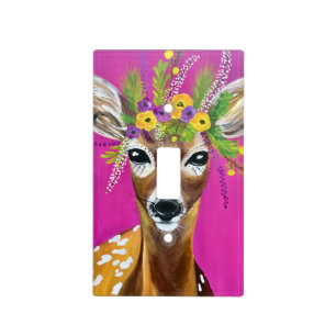 Deer Bathroom Light Switch Cover